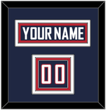 United States Men’s Hockey Nameplate & Number (Shoulder) - 2014 Olympics Home White - Triple Mat 2