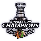 Chicago Nameplate & Number (Back) Combined With Stanley Cup Champions Patch - Home Red (2007-2017) - Single Mat 2