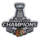 Chicago Nameplate & Number (Back) Combined With Stanley Cup Champions Patch - Home Red (2007-2017) - Single Mat 2