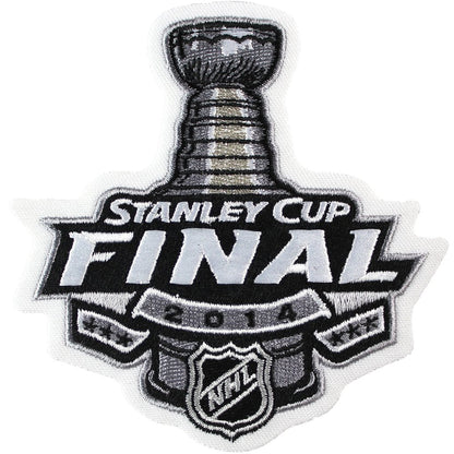 Los Angeles Nameplate & Number (Back) Combined With 2 Stanley Cup Finals Patches - Road White (2011-2017) - Essential Tier 1