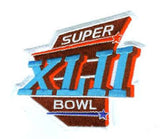 New York Nameplate & Number (Back) With Super Bowl Jersey Patch - Road White - Triple Mat 1