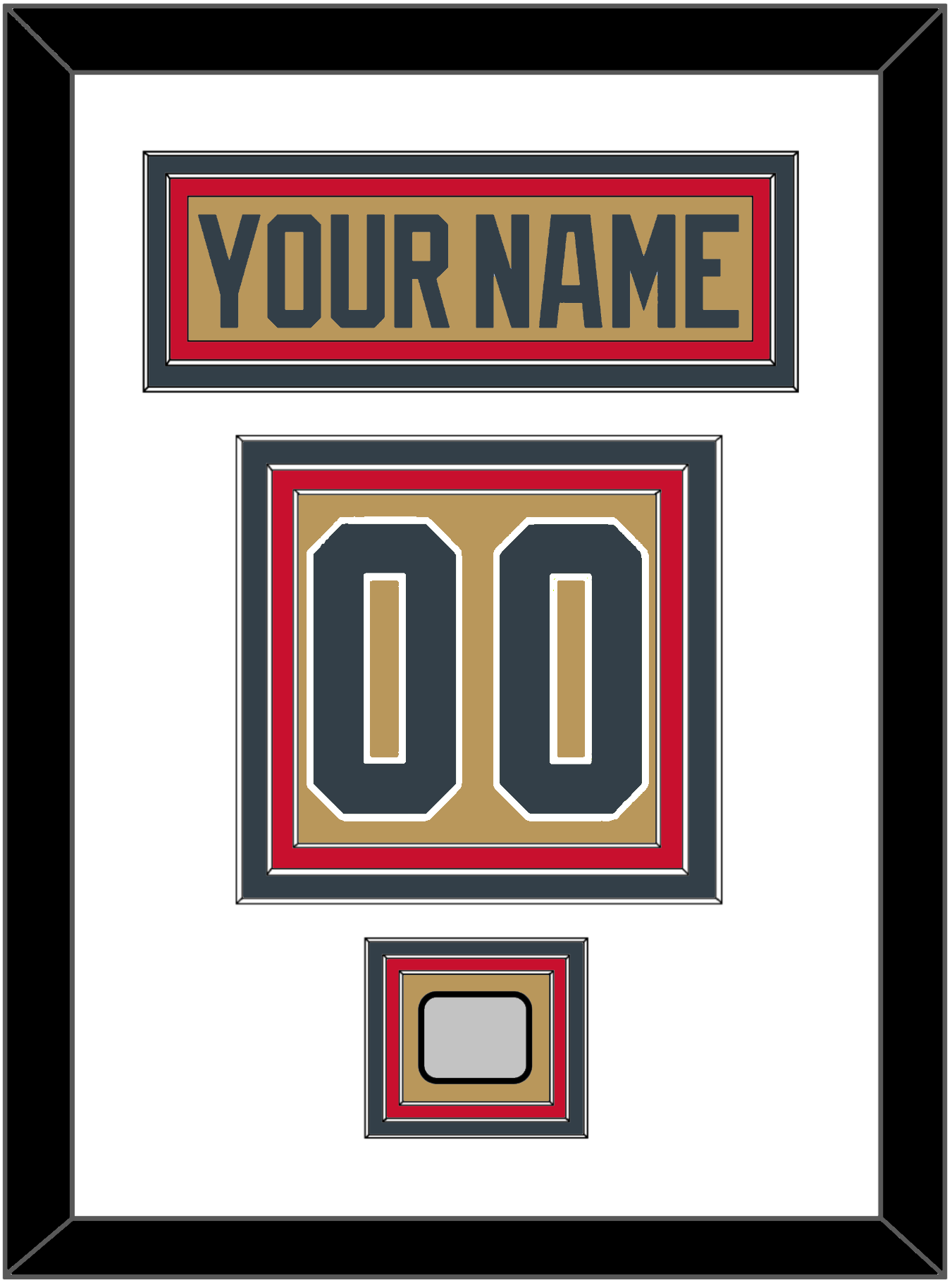 Vegas Legacy Nameplate & Full-Size Number - Split