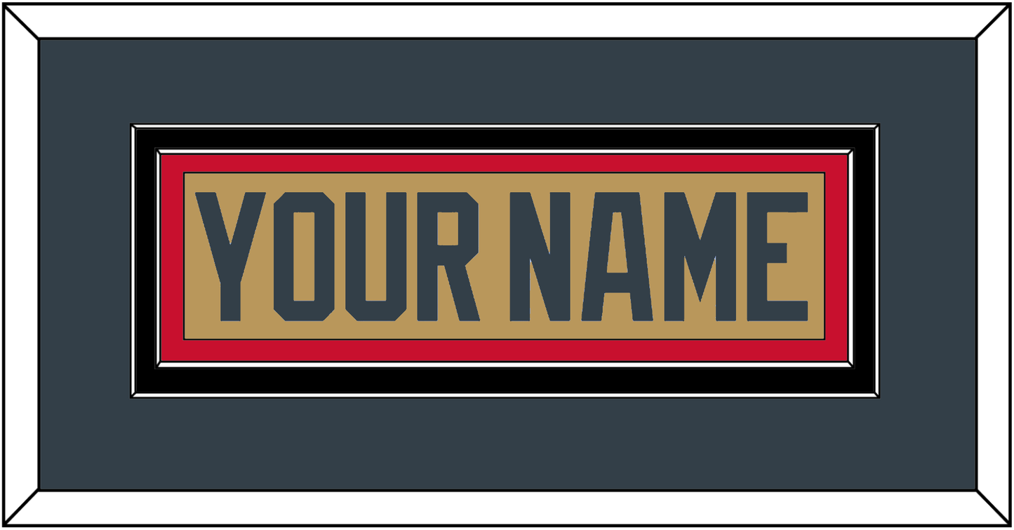 Vegas Nameplate