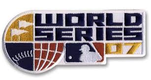 Boston Nameplate & Number (Back) Combined With 2 World Series Jersey Patches - Road Gray (1992-2008) - Signature Tier 2