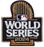 Los Angeles Name & 2 World Series Jersey Patches - Home White - Triple Mat 5