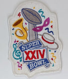 San Francisco Nameplate & Number (Back) Combined, With 4 Super Bowl Patches - Road White - Triple Mat 4