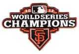 San Francisco Name & 3 World Series Champions Patches - Road Gray (2010-2021) - Double Mat 3