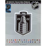 Colorado Nameplate & 2022 Stanley Cup Finals & Logo Patches - Home Burgundy - Single Mat 1