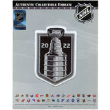 Colorado Nameplate & 2022 Stanley Cup Finals & Logo Patches - Home Burgundy - Single Mat 2