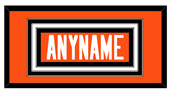Cincinnati Nameplate - Alternate Orange - Triple Mat 1