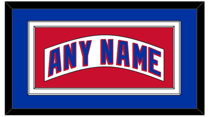 New York Nameplate - Road White - Signature Tier 4