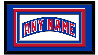 New York Nameplate - Road Blue (1990-2004) - Premier Tier 2