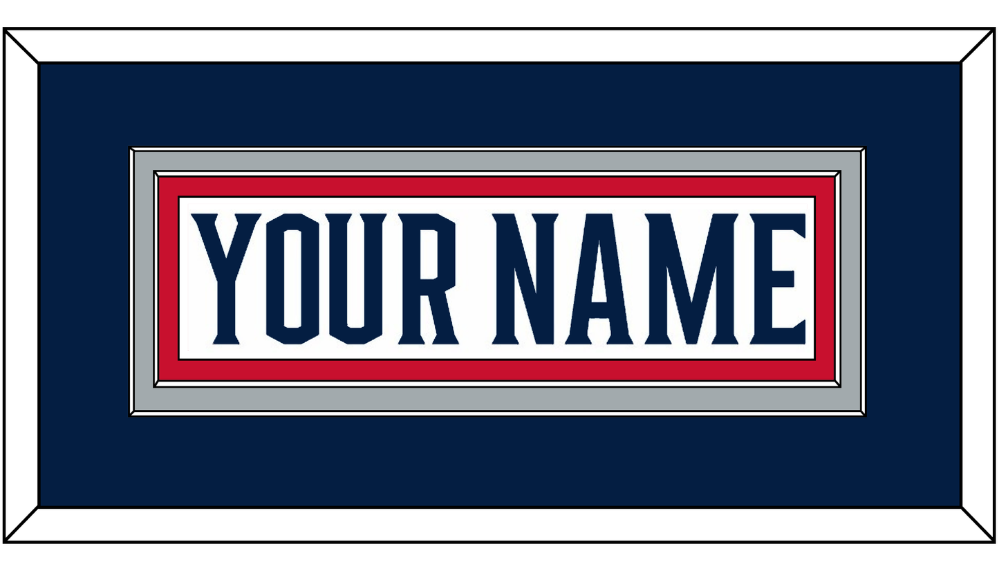 Columbus Nameplate - Road White (2017-2022) - Signature Tier 2