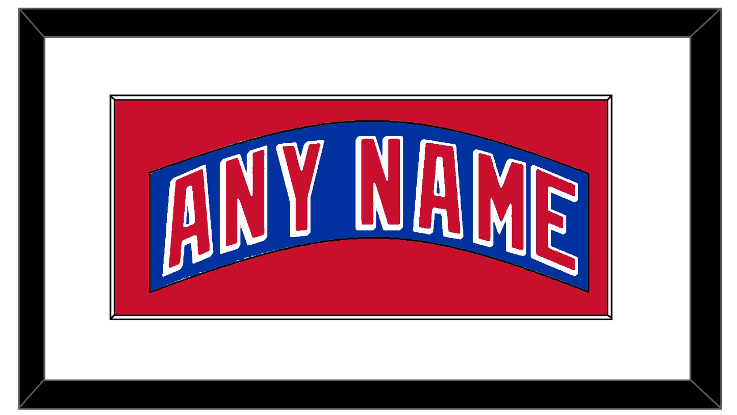 New York Nameplate - Road Blue (1990-2004) - Essential Tier 1