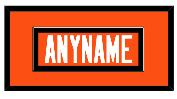 Cincinnati Nameplate - Alternate Orange - Single Mat 2