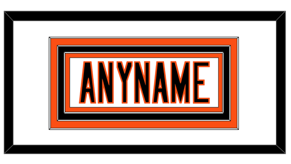 Cincinnati Nameplate - Alternate White - Triple Mat 1
