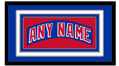 New York Nameplate - Home Blue - Premier Tier 1