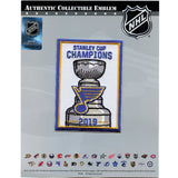 St. Louis Nameplate, Number (Shoulder), Stanley Cup Finals And Championship Banner Patches - Home Blue - Triple Mat 1