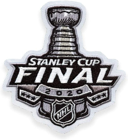 Tampa Bay Nameplate & Number (Shoulder) With 2020 Or 2021 Stanley Cup Finals Patch & Jersey Logo Patch - Road White - Signature Tier 2