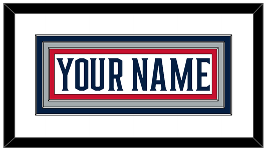 Columbus Nameplate - Road White - Premier Tier 1