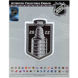 Colorado Nameplate, Number (Shoulder) & 2022 Stanley Cup Finals Patch - Road White - Triple Mat 2