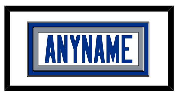 Dallas Nameplate - White Jersey - Double Mat 2