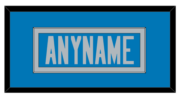 Detroit Nameplate - Alternate Blue - Single Mat 2