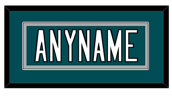 Philadelphia Nameplate - Home Green - Single Mat 2