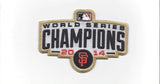 San Francisco Name & 3 World Series Champions Patches - Road Gray (2010-2021) - Single Mat 2