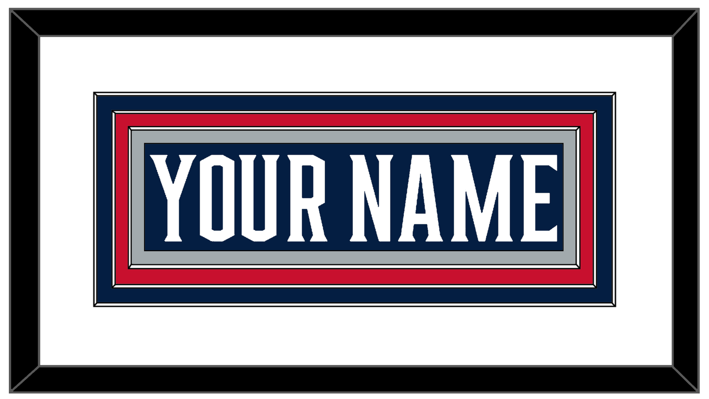 Columbus Nameplate - Home Navy Blue (2017-2022) - Premier Tier 1