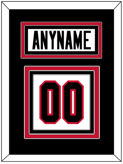 Chicago Nameplate & Number (Back) - Road White - Premier Tier 3
