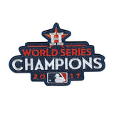 Houston Name, Number & World Series Champions Patch - Alternate Orange - Double Mat 1