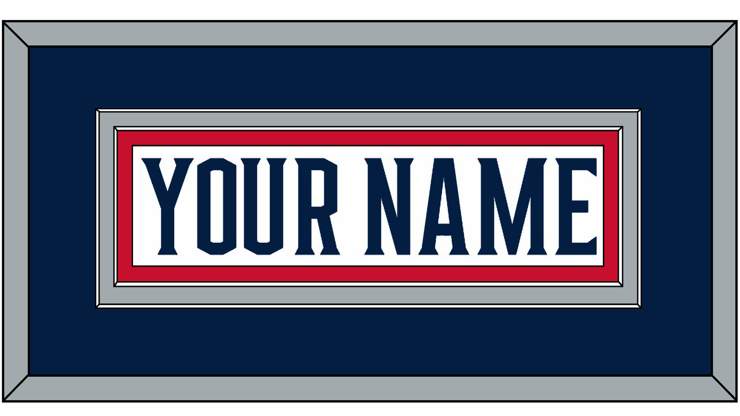 Columbus Nameplate - Road White (2017-2022) - Signature Tier 2
