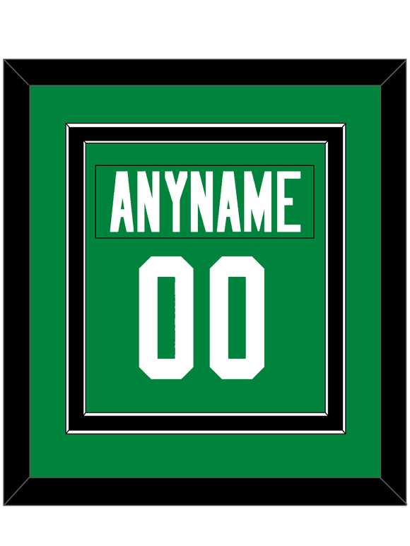 Dallas Nameplate & Number (Back) Combined - Home Green - Double Mat 3