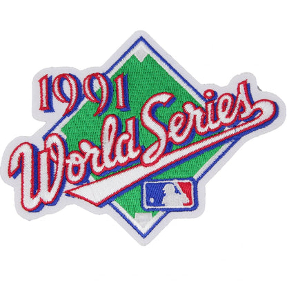 Minnesota Number & World Series Patch - Home White Pinstripes (1987-2009) - Premier Tier 1