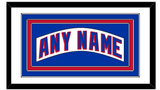 New York Nameplate - Home White (1990-2004) - Triple Mat 1