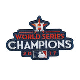 Houston Name & World Series Champions Patch - Home White - Double Mat 1