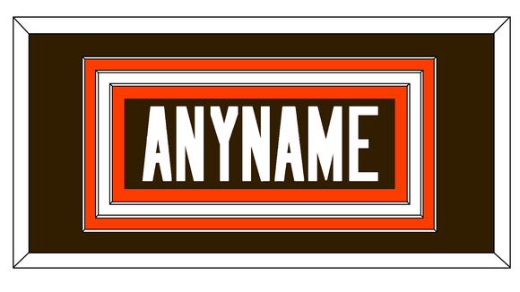 Cleveland Nameplate - Home Brown - Triple Mat 1