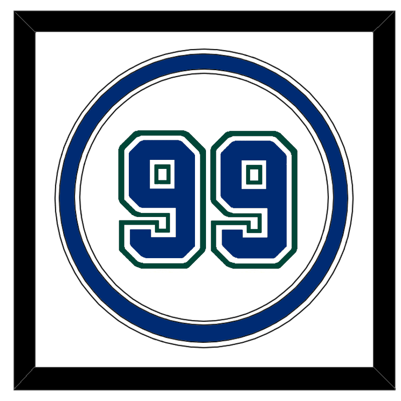 Tampa Bay Number - Alternate/Home White (2001-2007) - Signature Tier 1