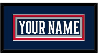 Columbus Nameplate - Home Navy Blue (2017-2022) - Signature Tier 2