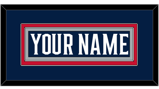 Columbus Nameplate - Home Navy Blue - Signature Tier 2