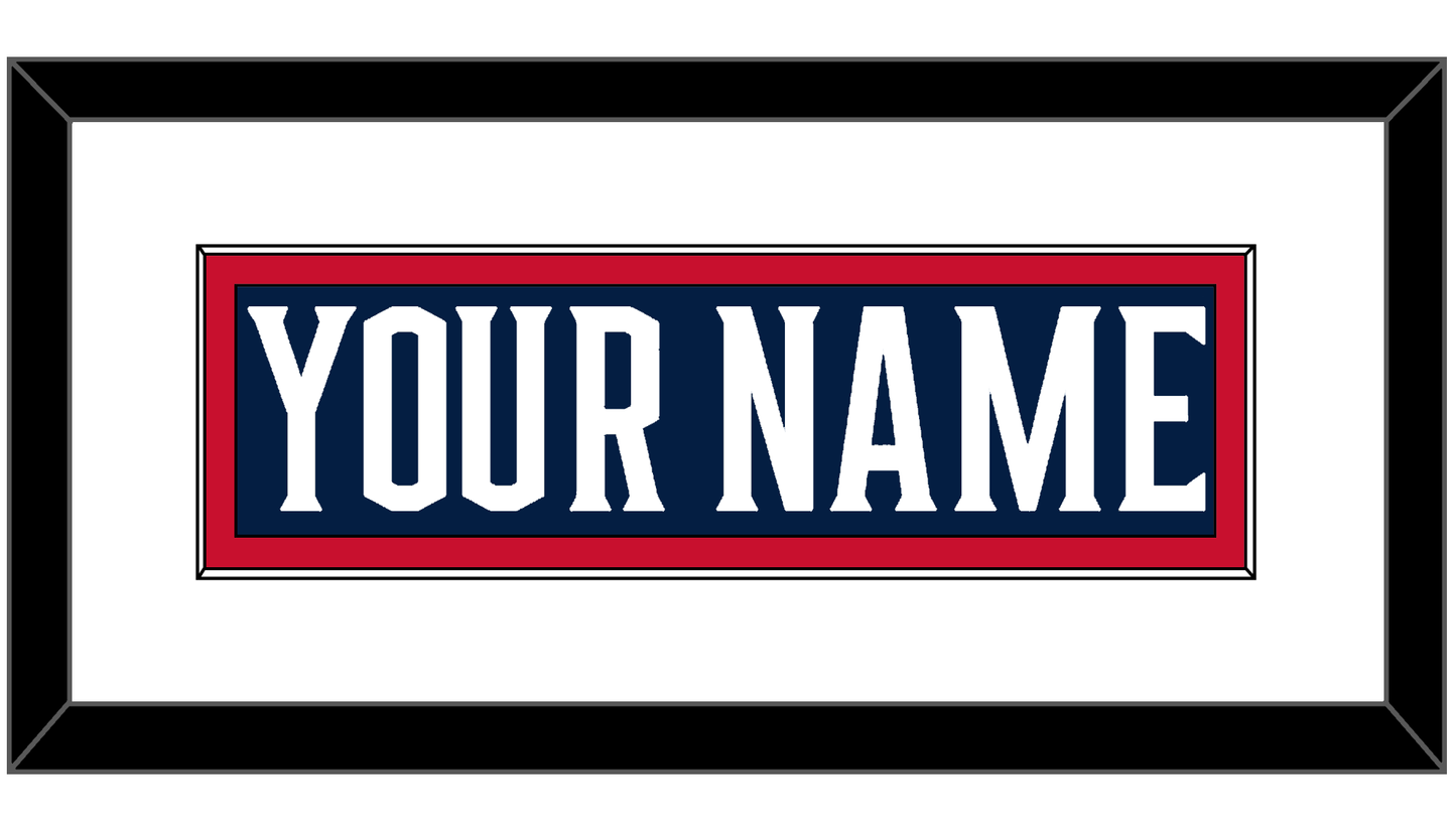Columbus Nameplate - Home Navy Blue (2017-2022) - Essential Tier 1