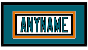 San Jose Nameplate - Road White (2017-2022) - Double Mat 2