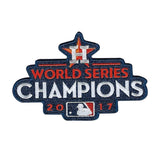 Houston Name, Number & World Series Champions Patch - Home White - Single Mat 2