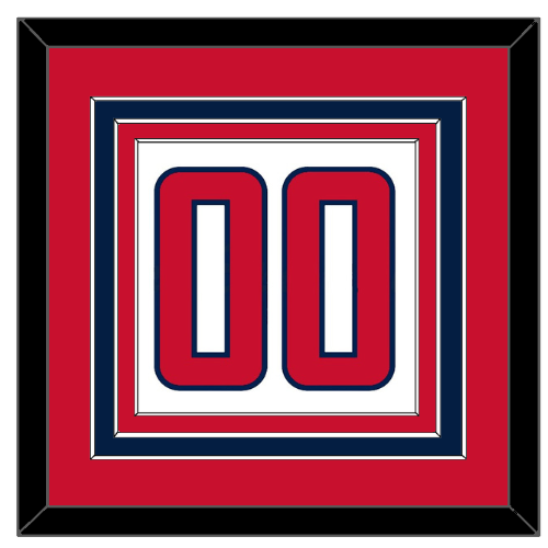 Washington Number (Back) - Road White - Premier Tier 2