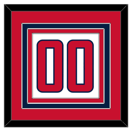 Washington Number (Back) - Road White - Premier Tier 2