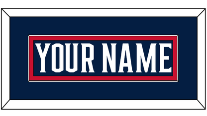 Columbus Nameplate - Home Navy Blue (2017-2022) - Essential Tier 2