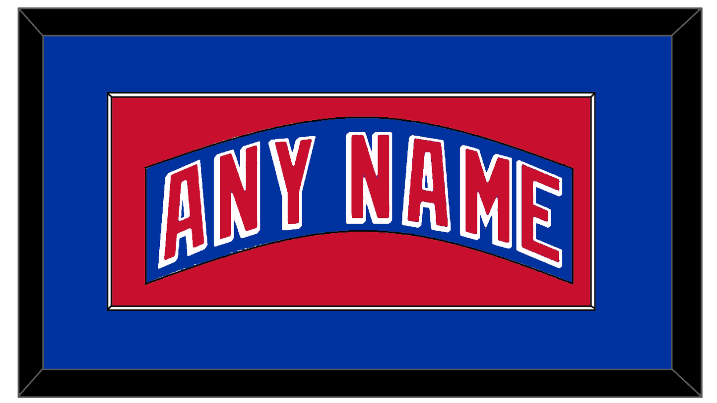 New York Nameplate - Road Blue (1990-2004) - Essential Tier 2