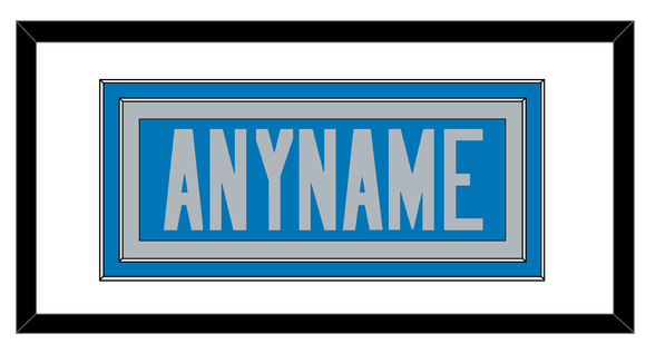 Detroit Nameplate - Alternate Blue - Double Mat 1