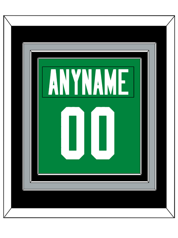 Dallas Nameplate & Number (Back) Combined - Home Green - Triple Mat 5
